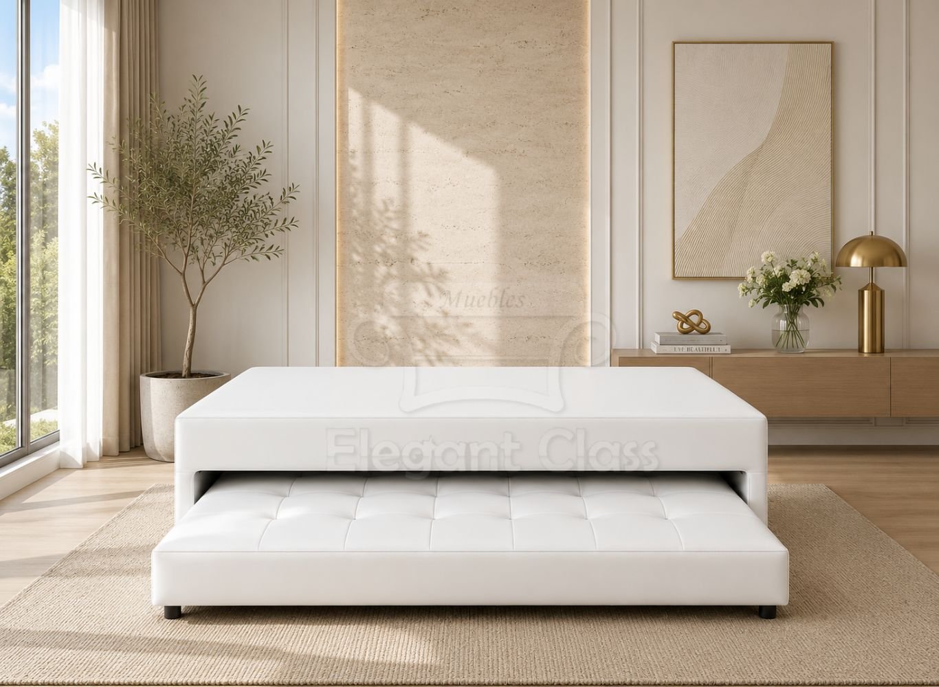 Base Cama Nido Ónix Colchón Incorporado Elegant