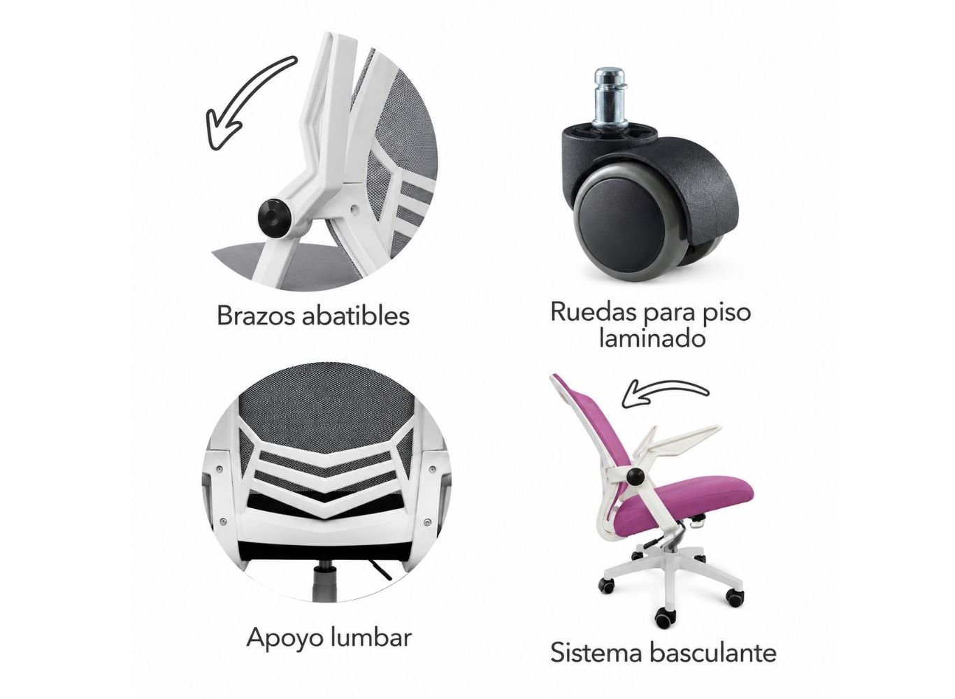 Silla de Oficina Country Ergonómica Elegant - Imagen 2