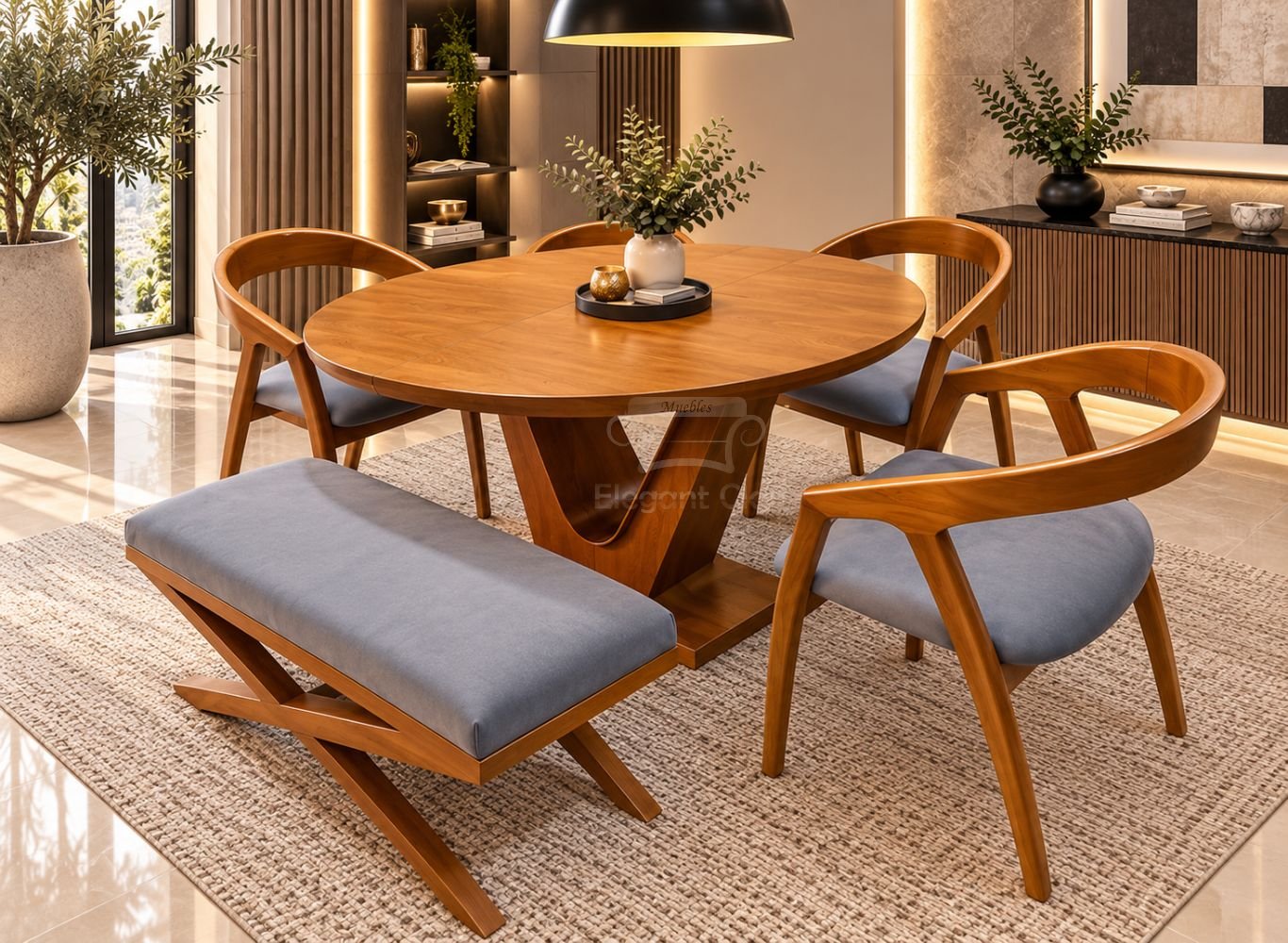 Comedor Drux Ajustable 6 puestos Elegant - Imagen 3