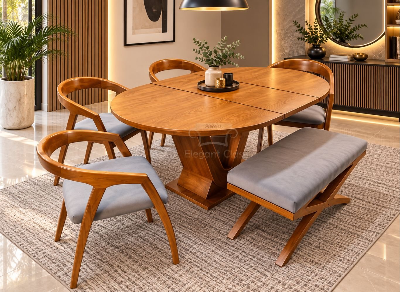 Comedor Drux Ajustable 6 puestos Elegant